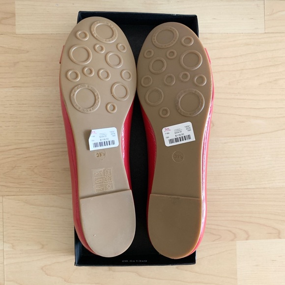 Marc by Marc Jacobs Red Patent Leather Ballet Flats - Picture 5 of 7